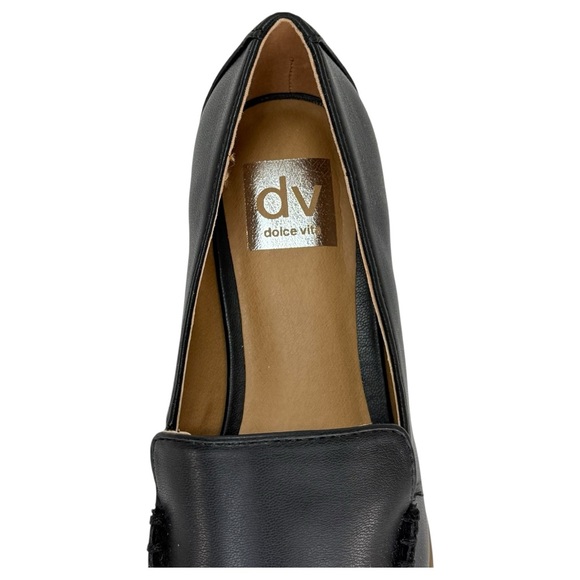 Dolce Vita Island Black Faux Leather Womens Flats Size 6.5M - Picture 8 of 11